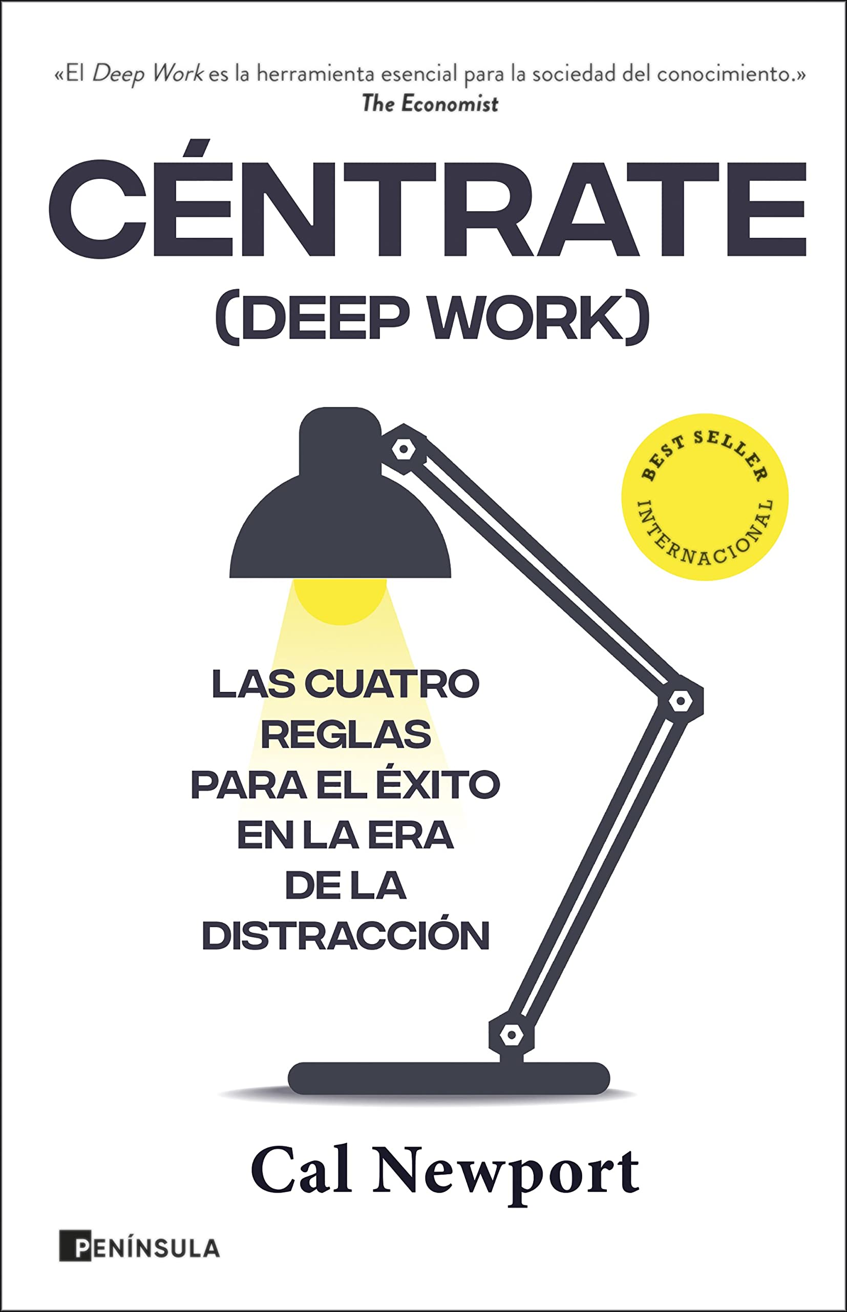 Portada de Céntrate (Deep Work): Las cuatro reglas para el éxito en la era de la distracción
