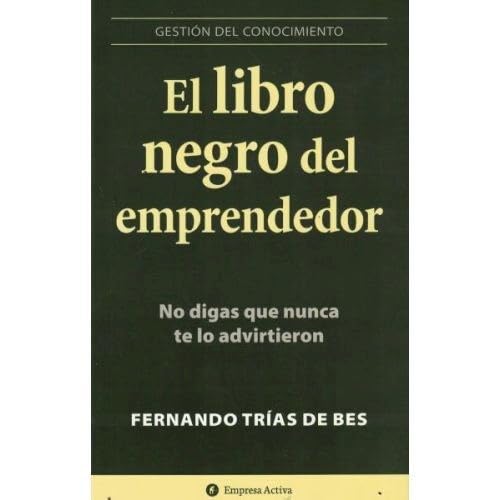 Portada de El libro negro del emprendedor