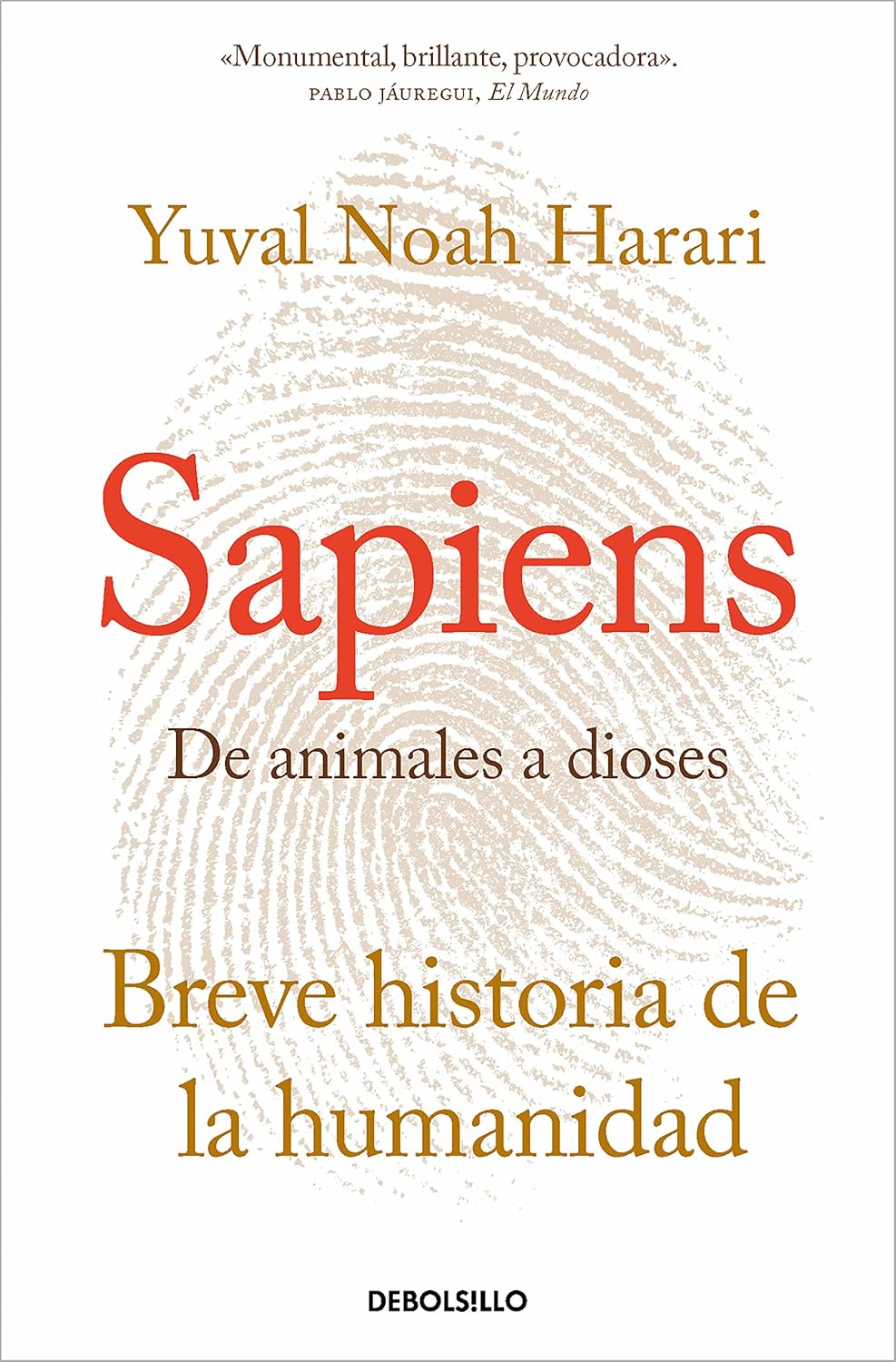Portada de Sapiens: De animales a dioses