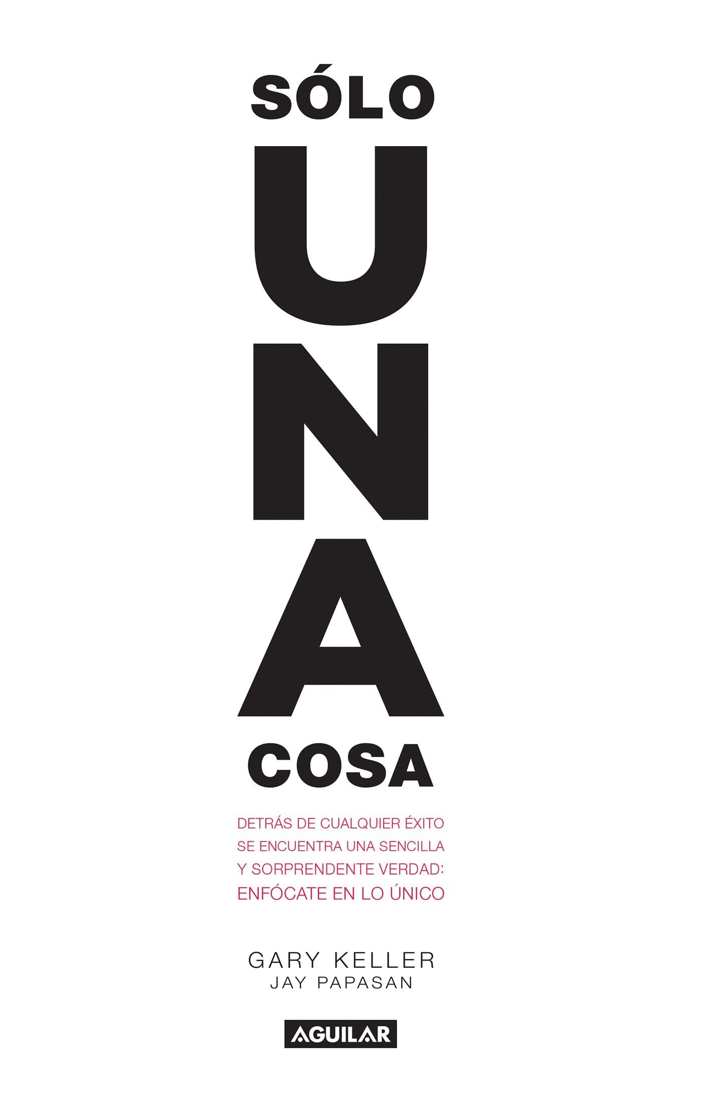 Portada de Solo una cosa